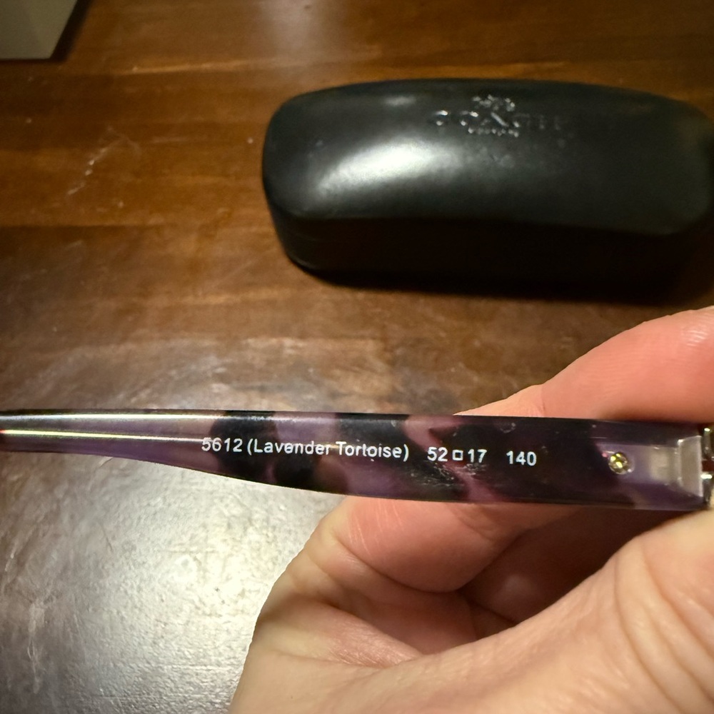 Coach Lavender Women's Glasses - Picture 3 of 4